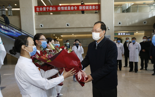 毛偉明董事長(zhǎng)到北京電力醫(yī)院、白廣路辦公區(qū)檢查疫情防控工作并開(kāi)展調(diào)研