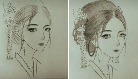 二月二，電力作家坐家“戰(zhàn)疫”新作——觀美姬素描遙寄故鄉(xiāng)九妹