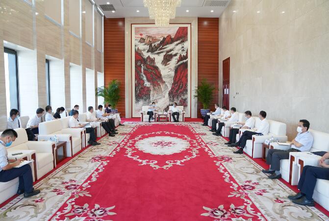 中國能建黨委書記、董事長汪建平會(huì)見陜西省副省長趙剛一行