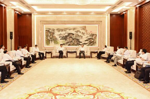 舒印彪拜會(huì)山東省委書記劉家義、省長(zhǎng)李干杰