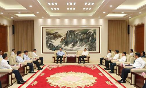 國(guó)家電網(wǎng)董事長(zhǎng)、黨組書(shū)記毛偉明拜會(huì)安徽省委書(shū)記李錦斌、省長(zhǎng)李國(guó)英