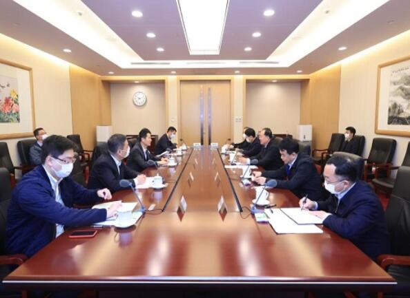 毛偉明會見上海市委常委、副市長吳清
