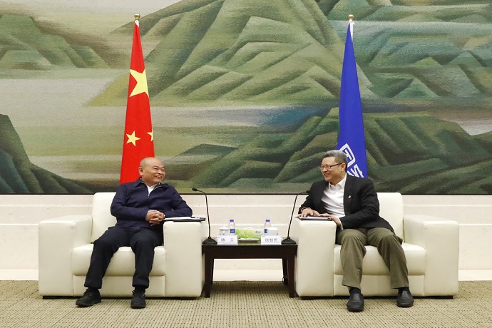 錢智民會(huì)見中國(guó)中鐵董事長(zhǎng)、黨委書記陳云