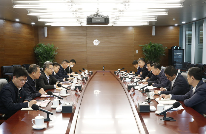 錢智民拜會(huì)中國海油董事長、黨組書記汪東進(jìn)