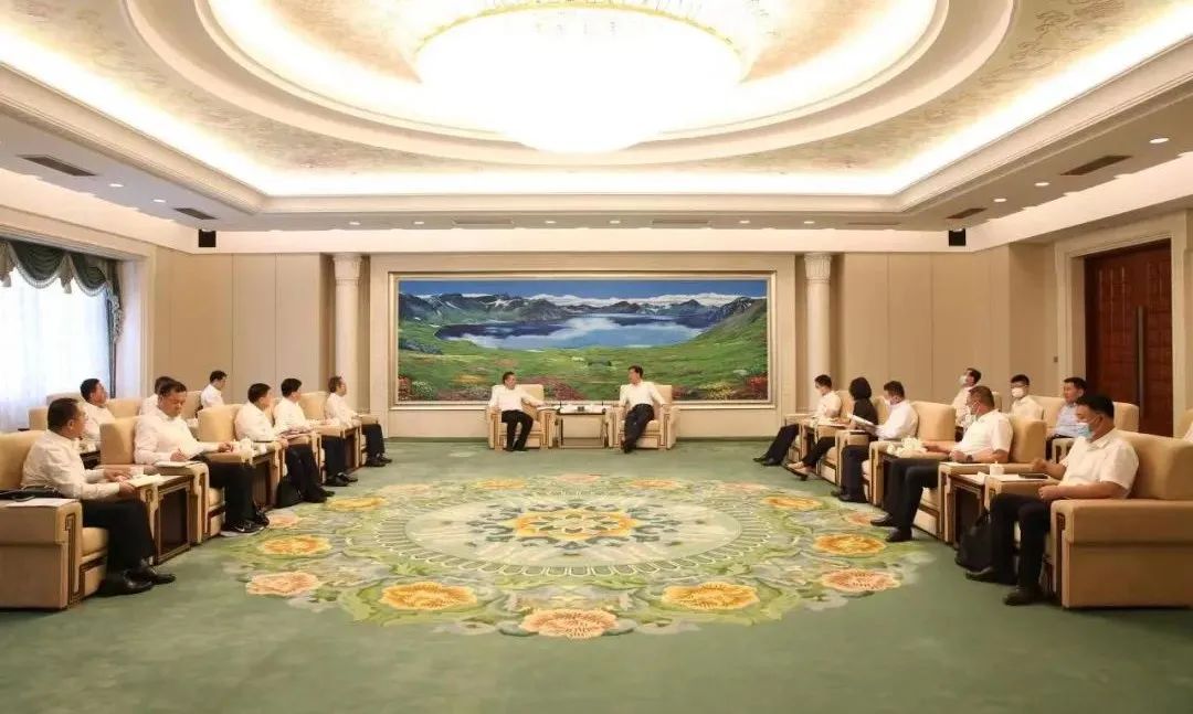 中國能建黨委書記、董事長宋海良拜會吉林省委常委、長春市委書記張志軍