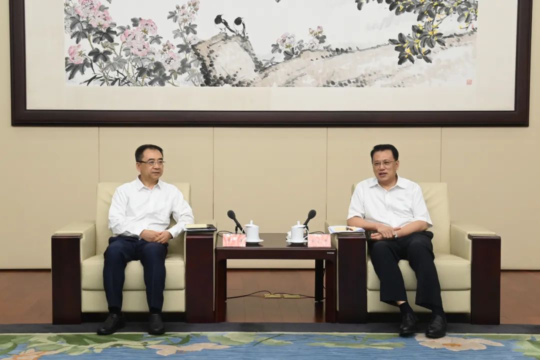 大唐集團公司黨組書記、董事長鄒磊拜會浙江省委書記、省人大常委會主任袁家軍