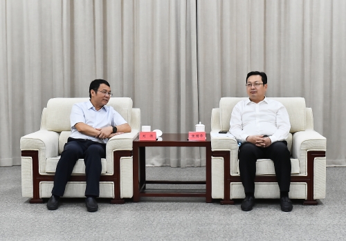 劉源拜會河北省委常委、副省長，雄安新區(qū)黨工委書記、管委會主任張國華