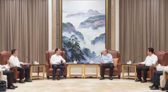 中國電建集團公司黨委書記、董事長丁焰章拜會福建省委書記尹力、省長趙龍