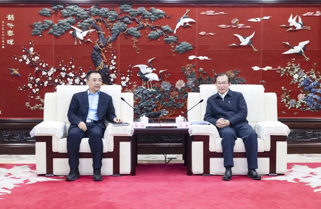 鄒磊、劉明勝拜訪中國(guó)華電董事長(zhǎng)江毅、總經(jīng)理葉向東