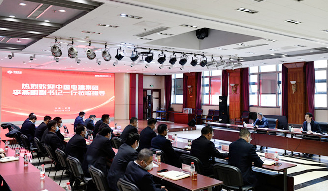 中國電建黨委副書記、董事李燕明到水電基礎(chǔ)局調(diào)研慰問