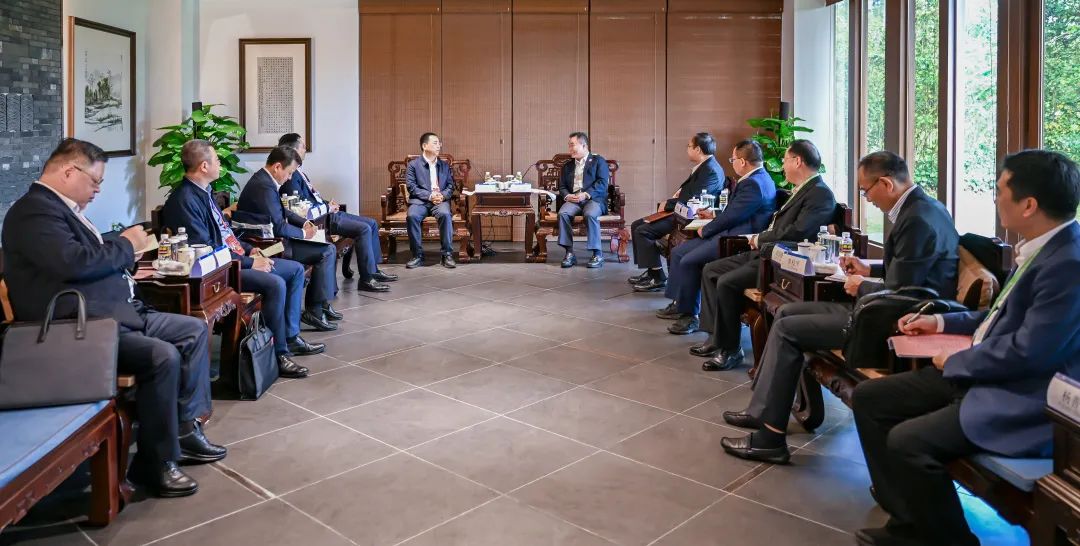 大唐集團(tuán)董事長鄒磊與海南省副省長倪強會談