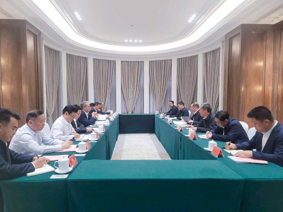 中國電建黨委副書記、總經(jīng)理王斌與黑龍江省常務副省長王一新舉行會談