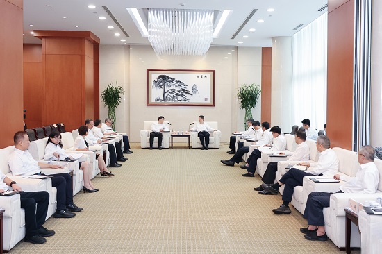 華能集團(tuán)黨組書記、董事長溫樞剛會見山西省委常委、太原市委書記韋韜