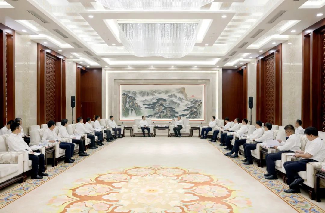 大唐集團(tuán)鄒磊、劉明勝拜會山東省委書記林武、省長周乃翔