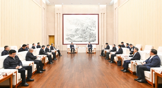 丁焰章王斌拜會(huì)重慶市委書記袁家軍