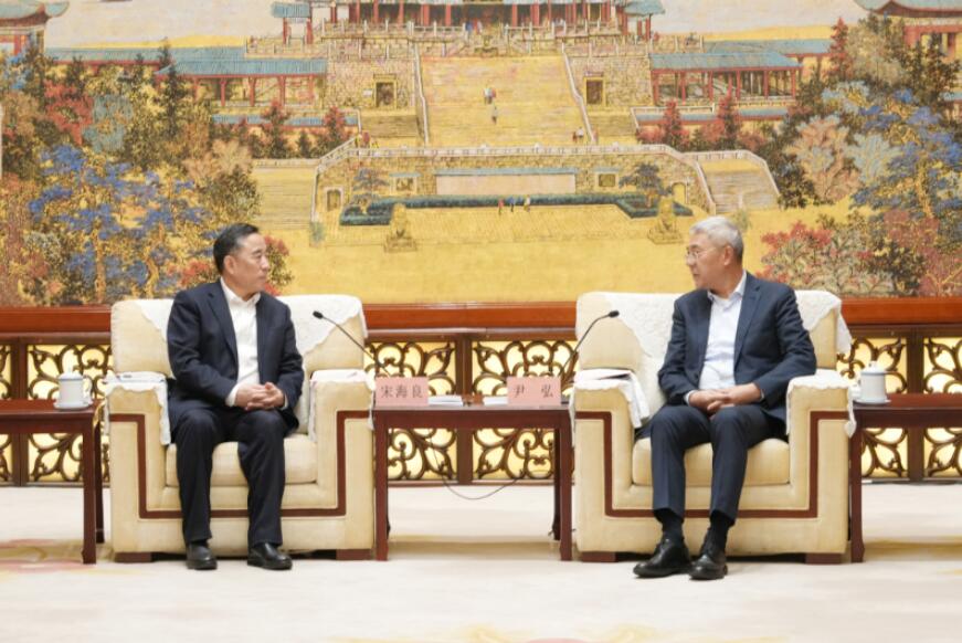 宋海良拜會江西省委書記尹弘、省長葉建春并見證簽署戰(zhàn)略合作協(xié)議