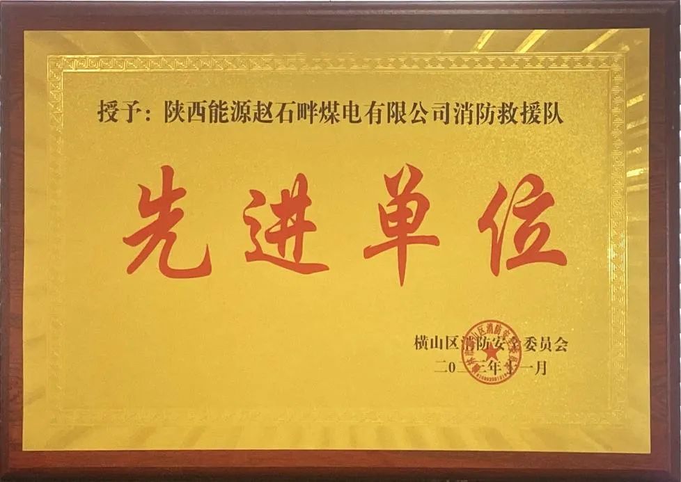 優(yōu)秀！再續(xù)輝煌！陜投集團(tuán)趙石畔煤電消防工作又獲表彰