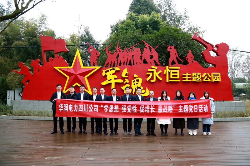 華潤電力四川公司聯(lián)合華潤集團(tuán)在川企業(yè)開展“學(xué)思想、強(qiáng)黨性、促增長、贏戰(zhàn)略”主題黨日活動